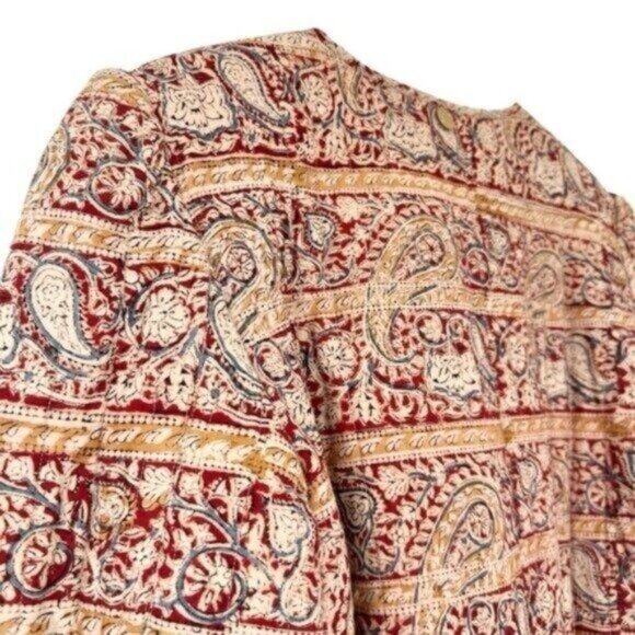 NWOT Alix of Bohemia Camille Pasha Paisley Reverso Quilted Jacket Size M - Picture 9 of 13